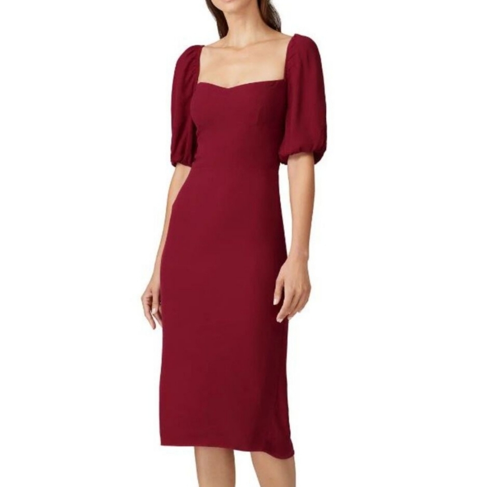 Reformation Jan dress in berry